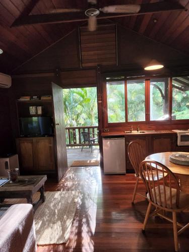 Area soggiorno di Koompartoo Retreat Bellingen