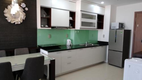 Kuchyň nebo kuchyňský kout v ubytování AnE House SHP Plaza 12 Lạch Tray, Lê Chân, Hải Phòng