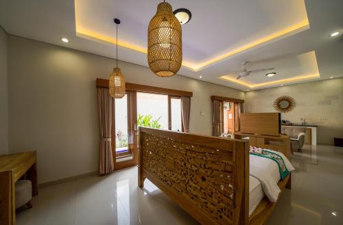 Letto o letti in una camera di Three Brothers Bungalows & Villas