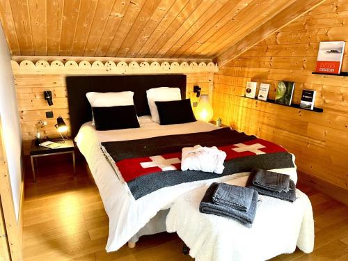 Postel nebo postele na pokoji v ubytování Le Paret chambres d'hôtes de charme & spa
