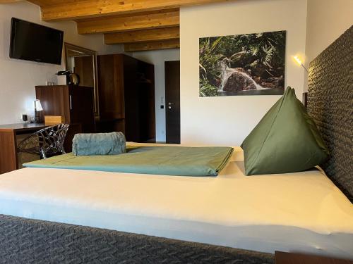 Ένα ή περισσότερα κρεβάτια σε δωμάτιο στο Brucknergut