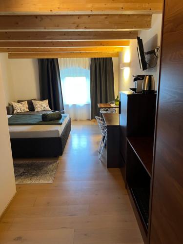 Cama o camas de una habitación en Brucknergut