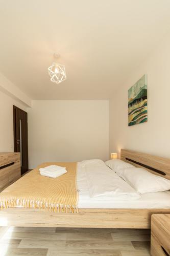 Katil atau katil-katil dalam bilik di Citadel Apartament's