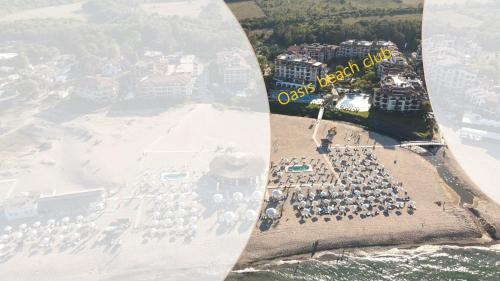 Гледка от птичи поглед на Oasis Beach Club