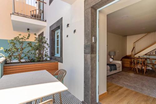 Χώρος καθιστικού στο Casa das Andorinhas
