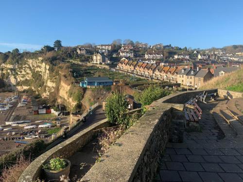 a view of a city from a wall at Haslemere - Beer Devon in Beer