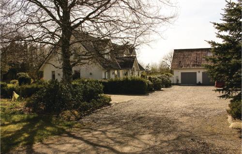 a house with a tree and a driveway at 4 Bedroom Pet Friendly Home In Brande in Brande