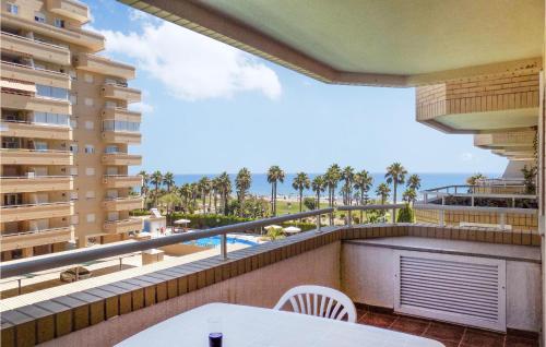Balkón nebo terasa v ubytování 2 Bedroom Cozy Apartment In Oropesa