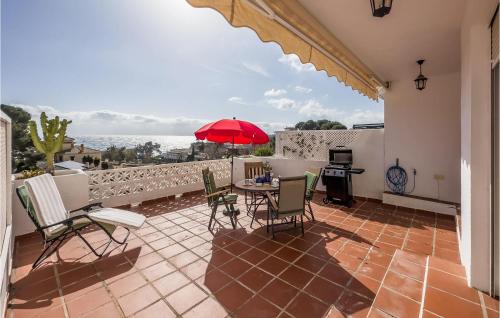 Balkón alebo terasa v ubytovaní Stunning Apartment In Benalmádena