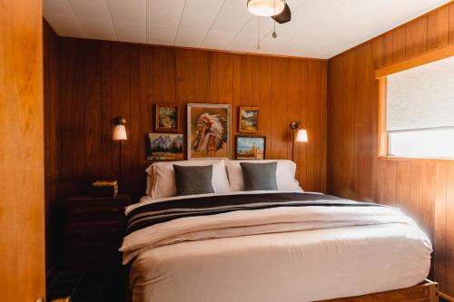 Cama o camas de una habitación en The Fireside Inn