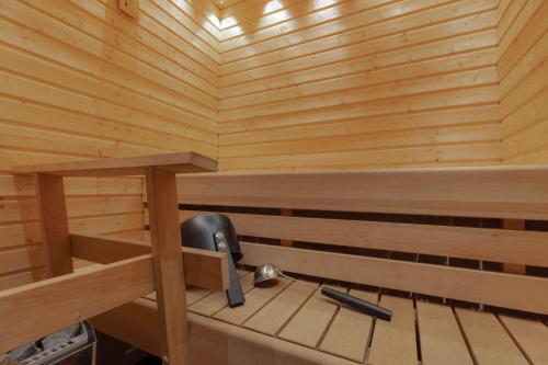 all'interno di una sauna con spremiagrumi di StarVillas B305 a Kalajoki