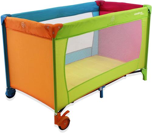 a childrens bunk bed with a colorful frame at "CASA TESEGUITE" Apartamento in Vecindario