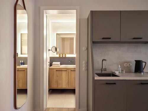Una cocina o cocineta en the breeze