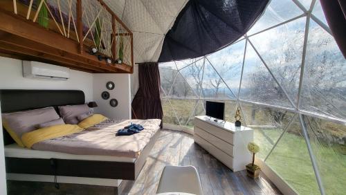 Ruang duduk di Mecsek Szíve Glamping