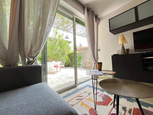 Χώρος καθιστικού στο SUPER COZY MAZET 5mn FROM HEART OF SAINT REMY
