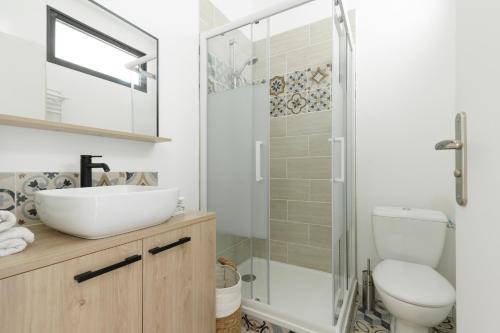 Kúpeľňa v ubytovaní Bel appart quartier Lardenne