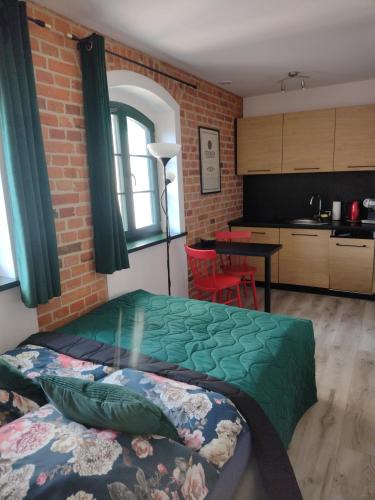 Kuchyňa alebo kuchynka v ubytovaní A, Starówka mikroapartament Miodova