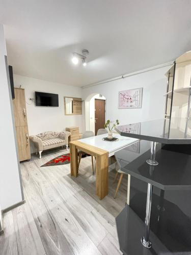 Televisyen dan/atau pusat hiburan di Apartament Daniel