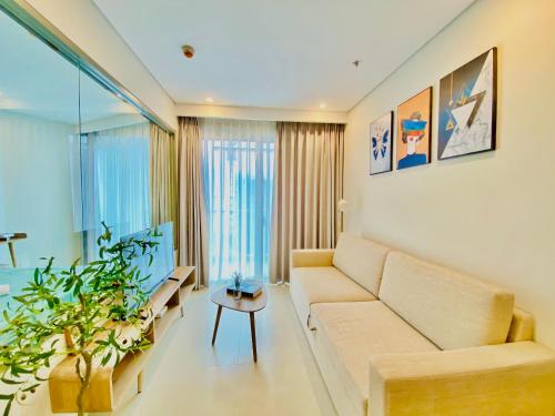 Χώρος καθιστικού στο Milan Homestay - The Song Vung Tau Apartment