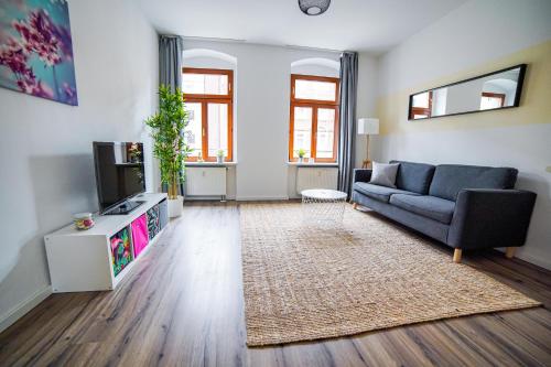 Posezení v ubytování FullHouse - Chemnitz - M45 Apartments