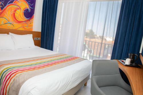 Cama o camas de una habitación en Best Western Arcachon Le Port