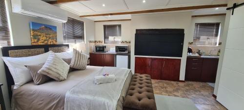 Mountain View Guesthouseにあるキッチンまたは簡易キッチン