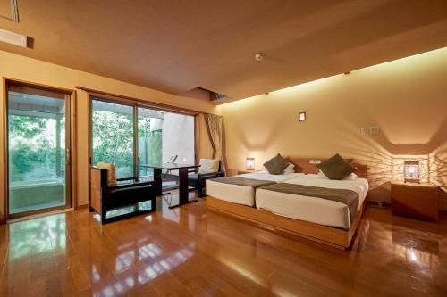 Postel nebo postele na pokoji v ubytování TimeResort Kakureya - Vacation STAY 36094v