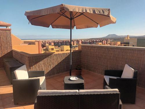 Brisas Fuerteventura: optic fiber,solarium,BBQ