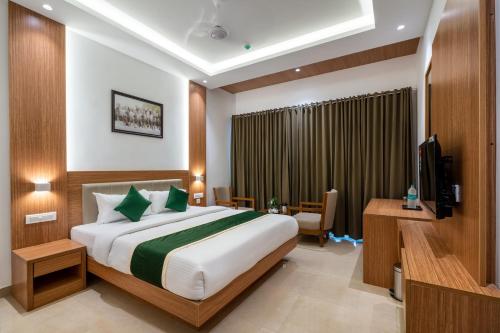 Hotel Panoramicにあるベッド