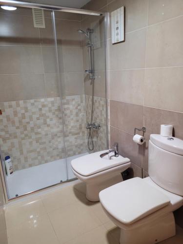 Koupelna v ubytování Apartamento Playa Salinas Roquetas de Mar