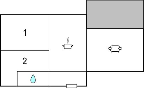 a diagram of a periodic table with two squares at Holiday Home Mjöback Vi in Knapasjö