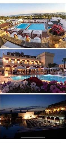 2 foto di un hotel con piscina di Messapia Hotel & Resort a Marina di Leuca