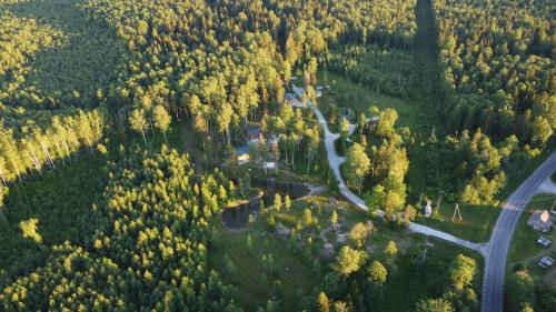 Naturlandschaft in der Nähe des Ferienhauses