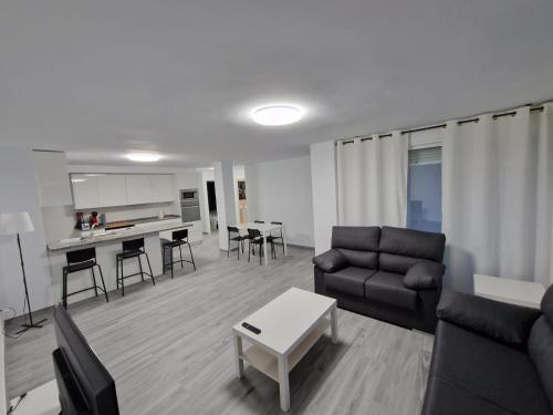 Posezení v ubytování Apartamento con vistas al mar