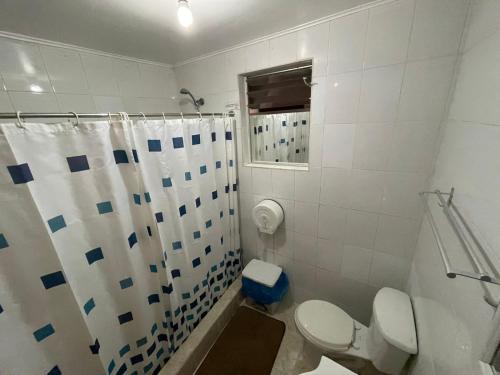 Et badeværelse på Hotel Hambyll,,,,,,,,,,,,,,,,,,,,