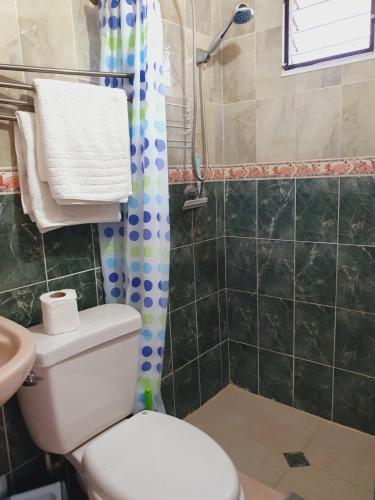 Koupelna v ubytování Caribe Aparthotel 1C