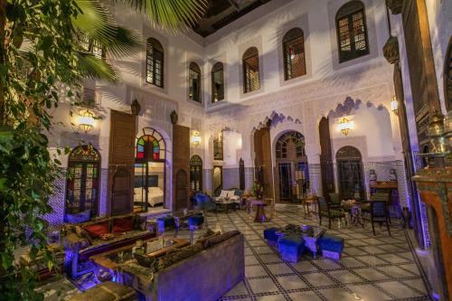 Riad Semlaliaにあるレストランまたは飲食店