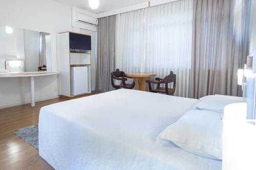 Katil atau katil-katil dalam bilik di Hotel Gracher Brusque