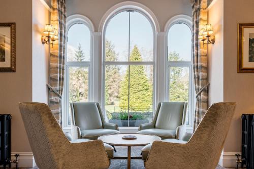 Un lugar para sentarse en The Borrowdale Hotel