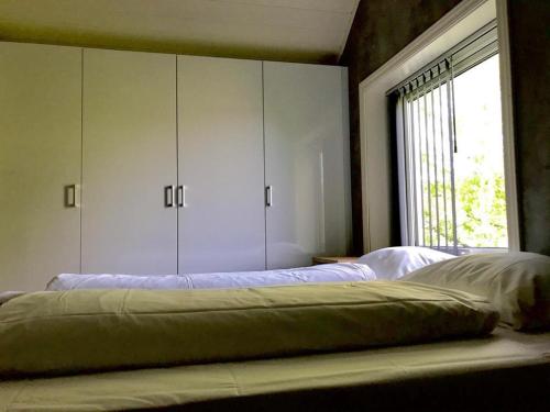 Postel nebo postele na pokoji v ubytování Sarpsborg Apartments - Utne Camping