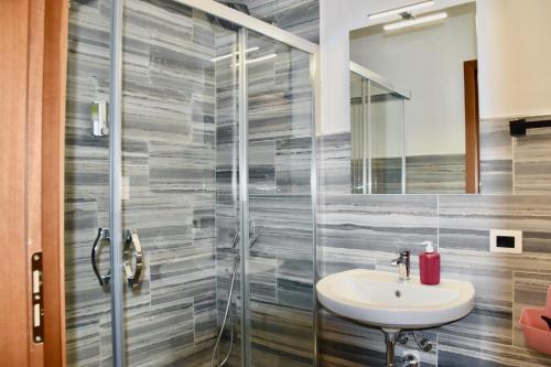 Koupelna v ubytování B&B Aurora