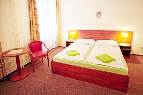 Wellness Hotel Centralにあるベッド