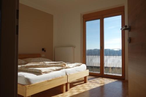 Postel nebo postele na pokoji v ubytování Wachahof