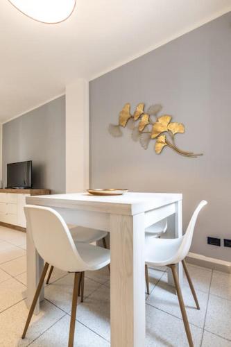 TV a/nebo společenská místnost v ubytování Design Apartments Sassari-Via Roma