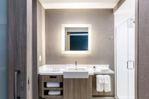 Vonios kambarys apgyvendinimo įstaigoje SpringHill Suites by Marriott Columbia