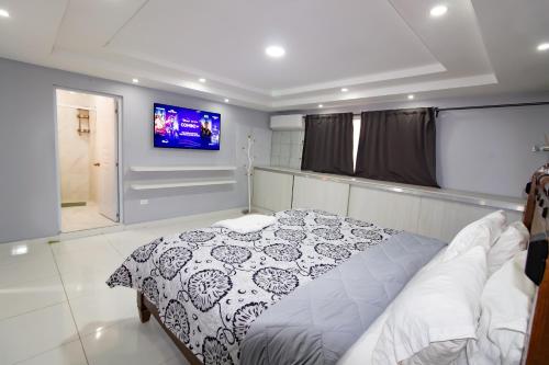 Postel nebo postele na pokoji v ubytování Hotel Señorial
