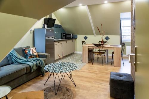 Køkken eller tekøkken på Escapade Place 11 N5A - Appartement Dinan centre