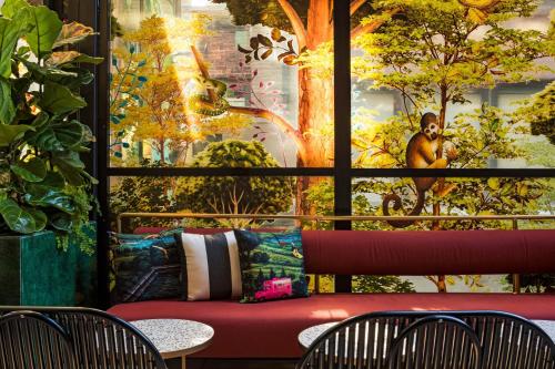 En have udenfor Moxy NYC Chelsea