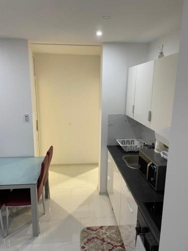 Küche/Küchenzeile in der Unterkunft Apartmani MURIC Ljubljana