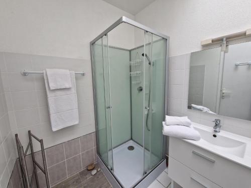 Kúpeľňa v ubytovaní Apartment with fantastic sea view
